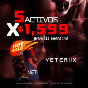 5 Viales por $1,599